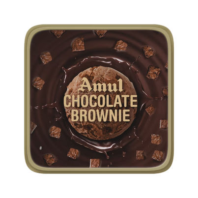 Amul Chocolate Brownie Ice Cream Tub