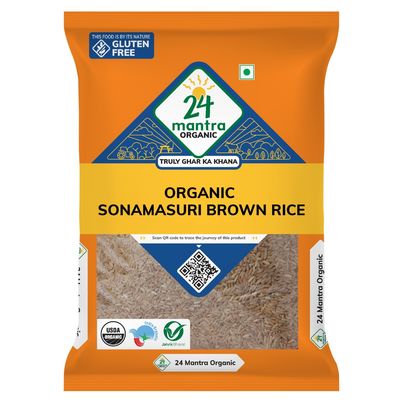 24 Mantra Organic Sona Masuri Brown Rice 24 Mantra Organic Sona Masuri Brown Rice