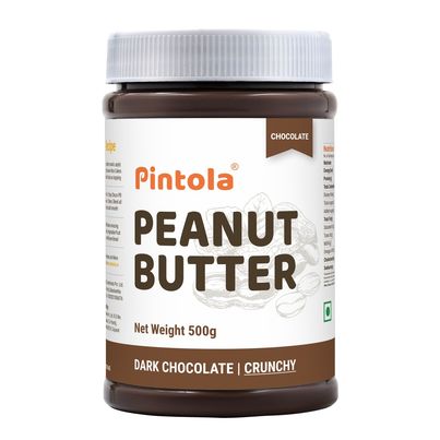 Pintola Peanut Butter Chocolate Flavour Crunchy - 18.6G Protein & 5.2G Dietary Fiber