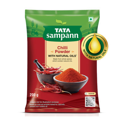 Tata Sampann Chilli Powder with Natural Oils Lal Mirchi Powder