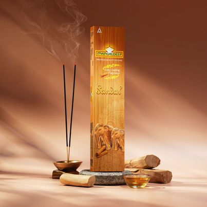 Sandal Incense Sticks | Mangaldeep Sandal Incense Sticks | Mangaldeep