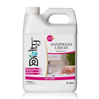 Diolty Hand Wash Protection From Germs Hand Wash Liquids Liquid Handwash (Rose) 5 l