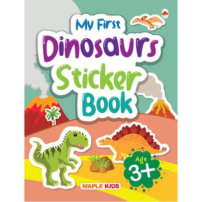 My First Sticker Book - Dinosaurs - Activity Book For Kids With 50+ Stickers | Age 3+