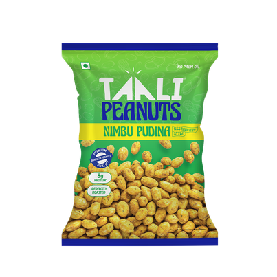 Taali Roasted Bharuchi Peanuts | Nimbu Pudina | Protein Rich , No Palm Oil ,Restaurant-Style Crunch