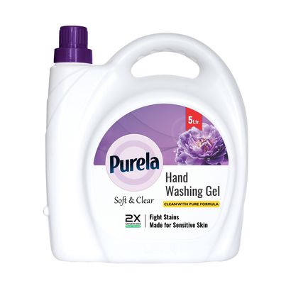Purela Hand Wash Protection From Germs Hand Wash Liquids Liquid Handwash (Lavender) 5 l