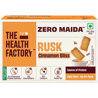 The Health Factory Zero Maida Rusk - Cinnamon Bliss The Health Factory Zero Maida Rusk - Cinnamon Bliss