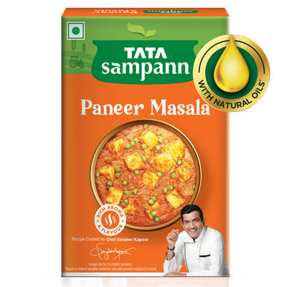 Tata Sampann Paneer Masala Powder with Natural Oils Rich Aroma & Flavour Tata Sampann Paneer Masala Powder with Natural Oils Rich Aroma & Flavour