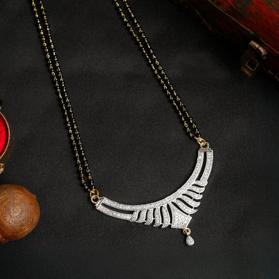 YouBella Latest Traditional Jewellery Gold Plated Mangalsutra for Women