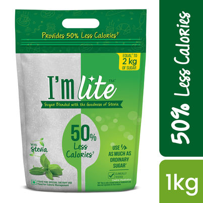 I'M Lite 50% Less Calories Sugar I'M Lite 50% Less Calories Sugar