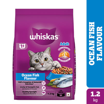 Whiskas Adult Ocean Fish Flavour Dry Cat Food