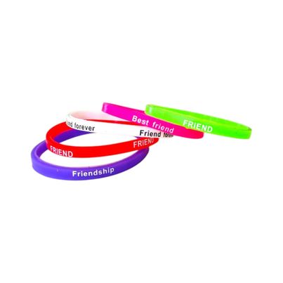 Mad Over Print Silicone Friendship Band