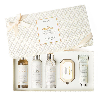 Kimirica Gulistan Indulgence Set | Luxury Bath & Body Gift Set with Soothing Rose Fragrance