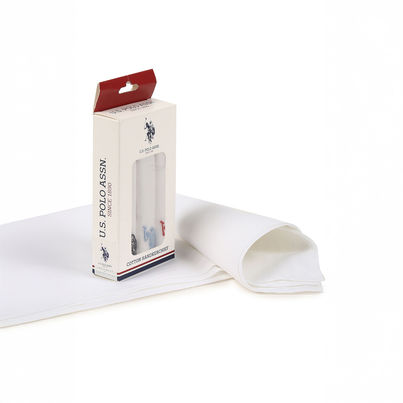 U.S. Polo Assn. Men's Pure Cotton Brand Logo Handkerchief - Pack Of 3 Assorted - One Size