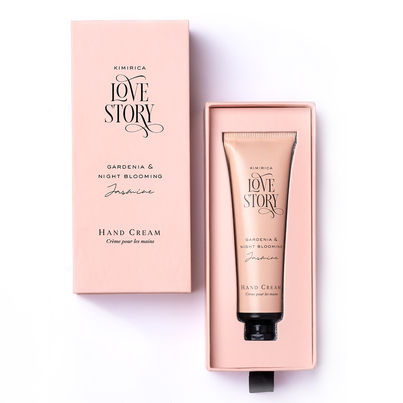 Kimirica Love Story Hand Cream | Floral Scented, Non-Sticky Hydration for Soft Hands