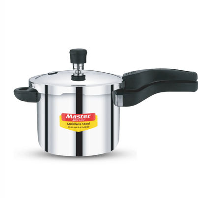 Master Amora Stainless Steel Outer Lid Pressure Cooker 2L, Gas And Induction Stove Compatible