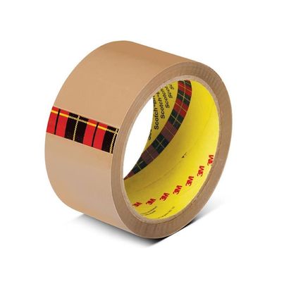 Scotch BOPP Packaging Tape - Polypropylene Tan Tape | 5 cm x 50 m