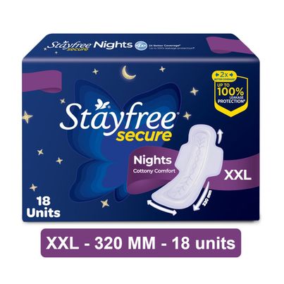 Stayfree Secure Nights XXL Sanitary Pads