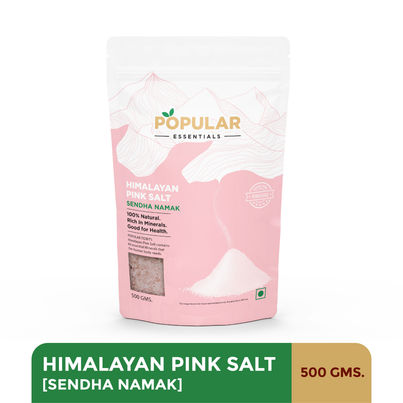 Popular Essentials Pink Rock Salt | Sendha Namak Popular Essentials Pink Rock Salt | Sendha Namak