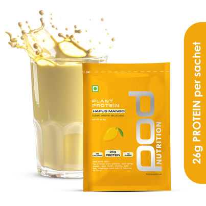 Pod Nutrition Hapus Mango Plant Protein - 26G Protein - Single Serve Pod Nutrition Hapus Mango Plant Protein - 26G Protein - Single Serve