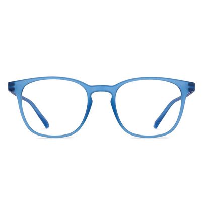 Lenskart Hustlr Unisex Solid Protective Eyewear | Ocean Blue