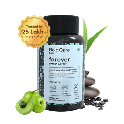 Bold Care Forever - Stamina Booster Supplements for Men - All Natural Ashwagandha & Shilajit