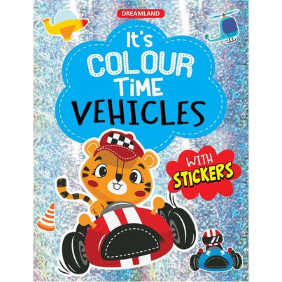 Dreamland Vehicles - It's Colour time with Stickers