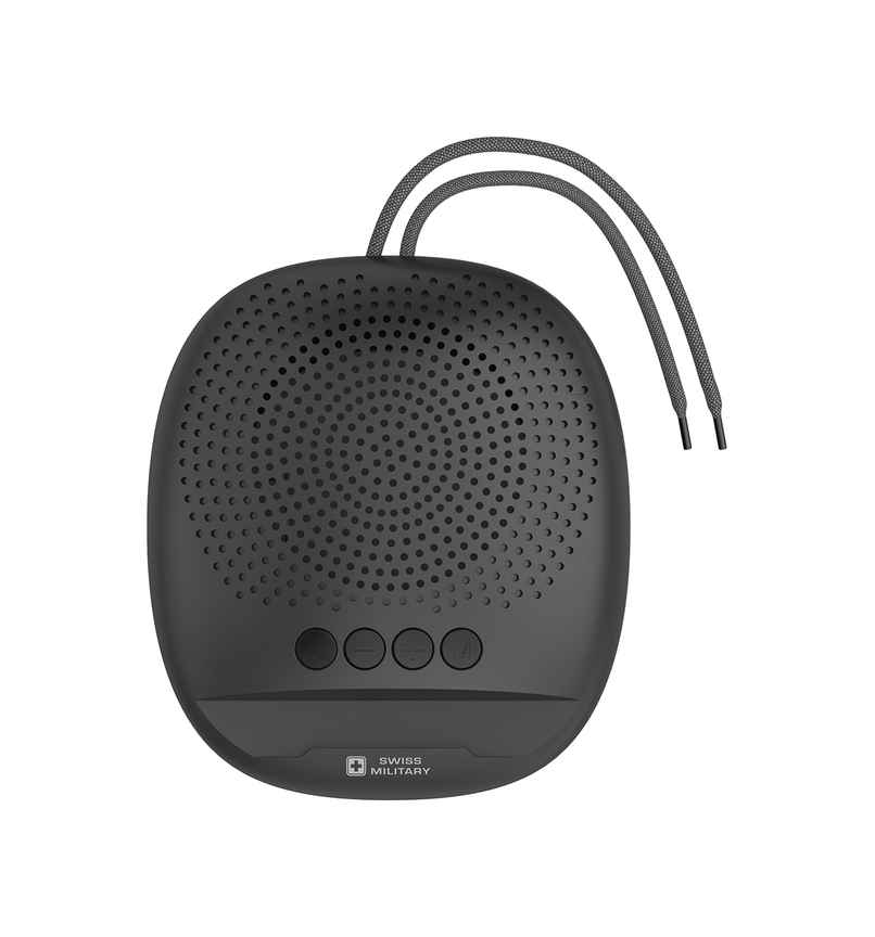Swiss Military Audio Bluetooth Speaker Ancha Dude Black