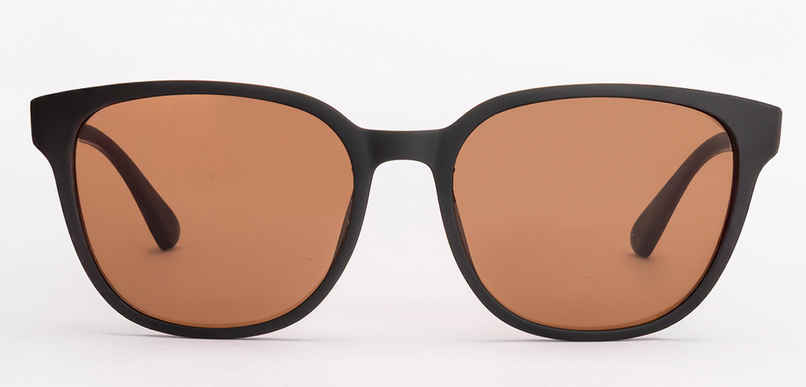 Vincent Chase Unisex Polarized & UV protected Sunglasses | Large | Black & Brown - 140 mm