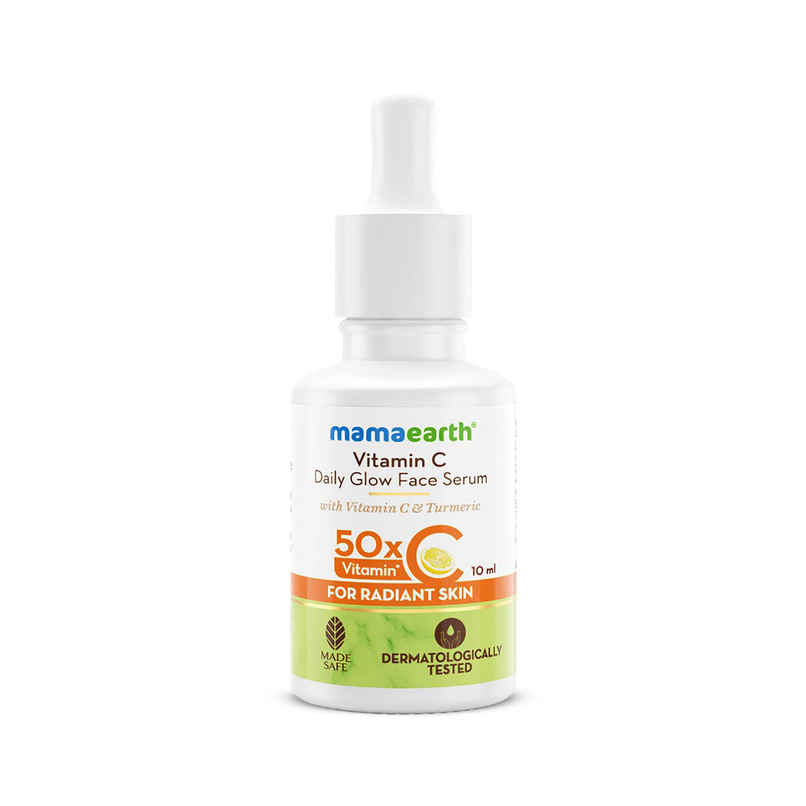 Mamaearth Vitamin C Daily Glow Face Serum With Vitamin C & Turmeric For Radiant Skin