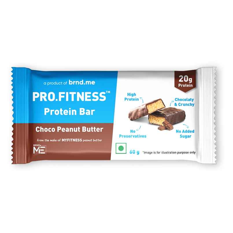 Pro.Fitness (20g) Protein Bar - Choco Peanut Butter|From makers of MyFitness peanut butter Pro.Fitness (20g) Protein Bar - Choco Peanut Butter|From makers of MyFitness peanut butter