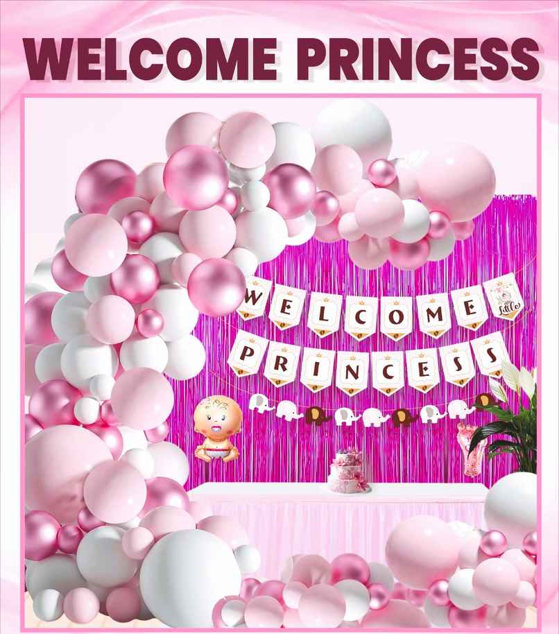 Let's Vybe Welcome Princess Decoration Kit - Assorted