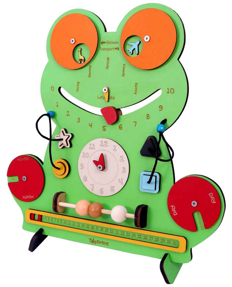 Toyshine Wooden The Flippy Busy Board Activity Toy (0 - 4 Years)