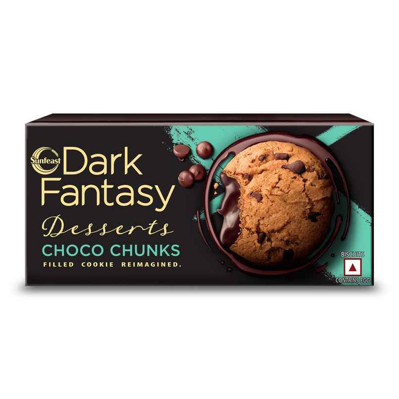 Sunfeast Dark Fantasy Desserts Choco Chunks Filled Cookie Reimagined