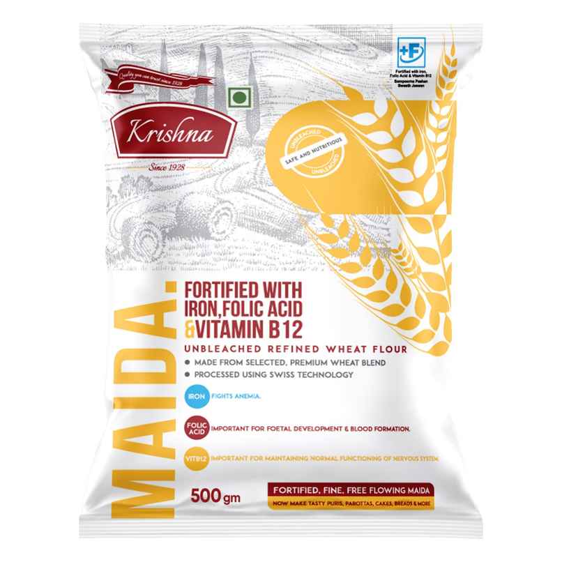 Krishna Fortified & Unbleached Maida Krishna Fortified & Unbleached Maida
