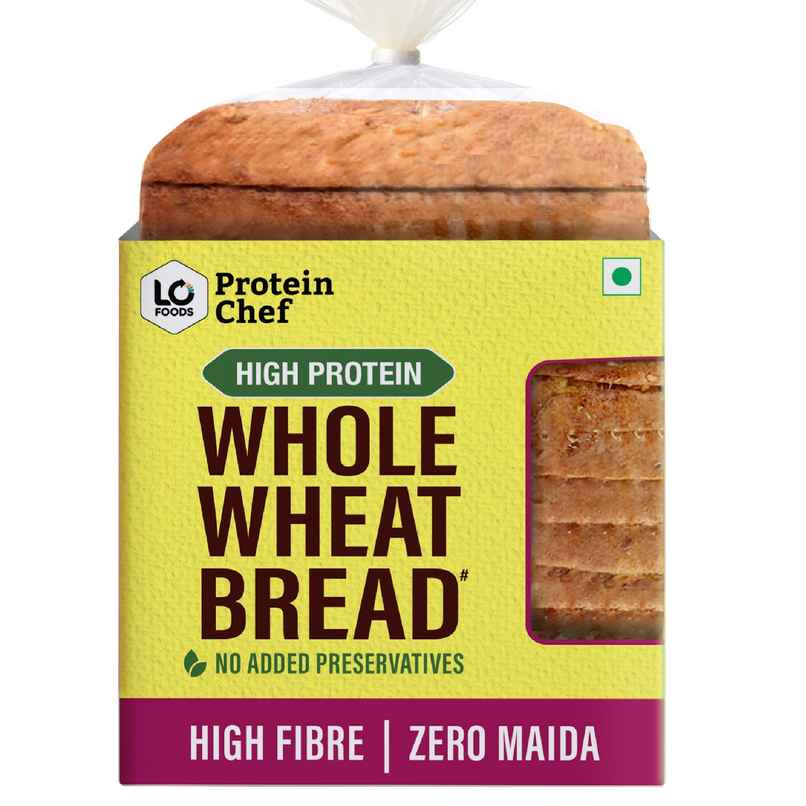 Protein Chef Whole Wheat Bread | High Protein | Zero Maida | Atta Bread