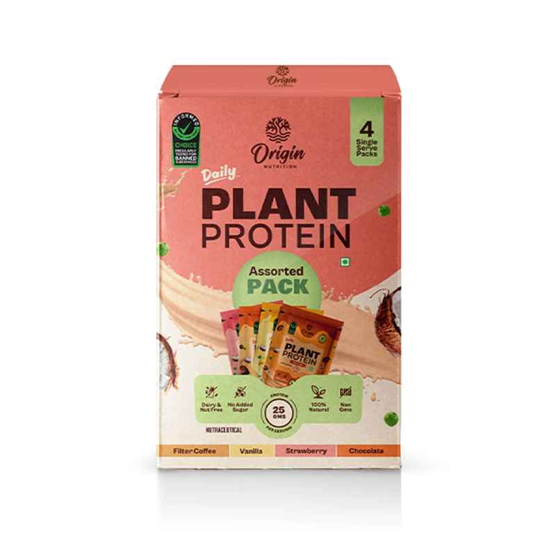 Origin Nutrition Daily Plant Protein Multiflavour, 4 Servings