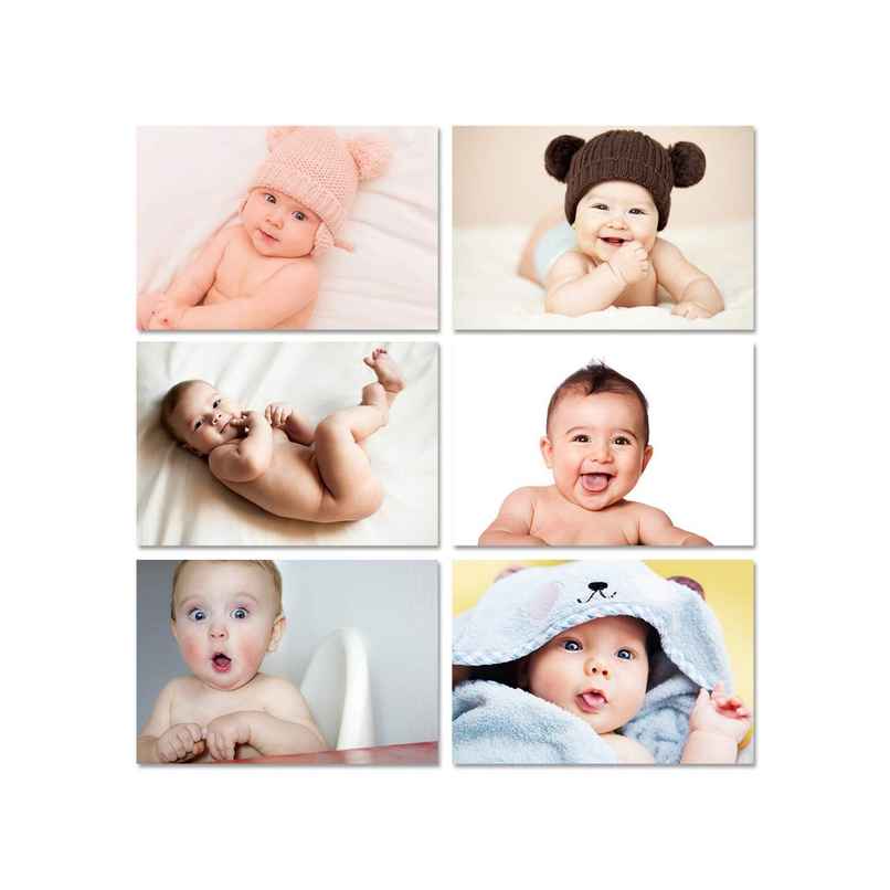 Paper Plane Design Cute Baby Posters | Set Of 6 | 12 x 18 Inch | D6