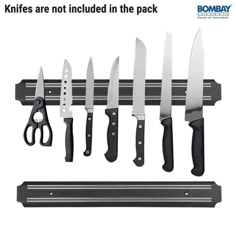 Wall Mount Magnetic Strip for Knife | Scissor | Kitchen Tools | Magnet Knife Holder | 33 Cm