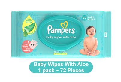 Pampers Baby Wipes With Aloe