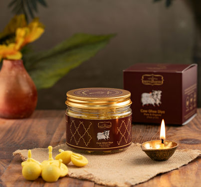 Pure Cow Ghee Diya (50 Baatis) | ServDharm