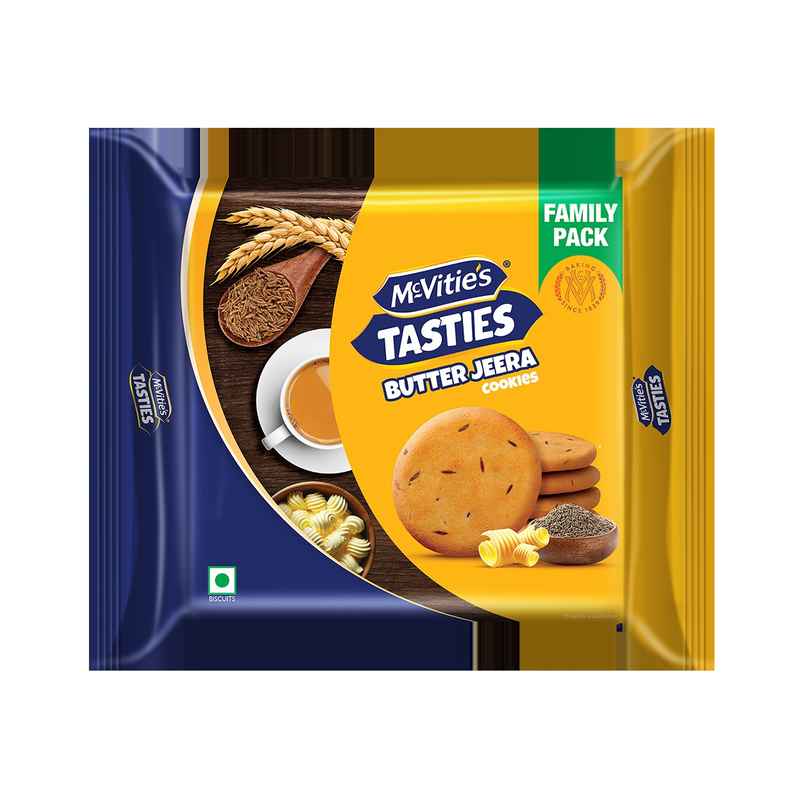 McVitie's Tasties Butter Jeera Cookies | Crisp & Enjoyable