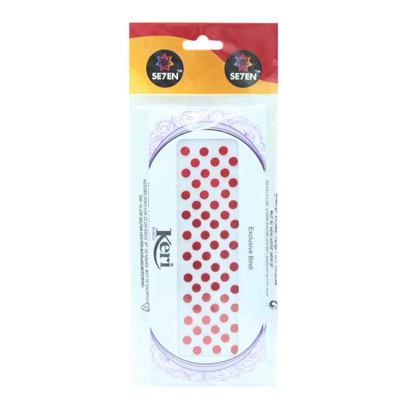 Se7en Maroon Bindi | 6 mm | Traditional Wear