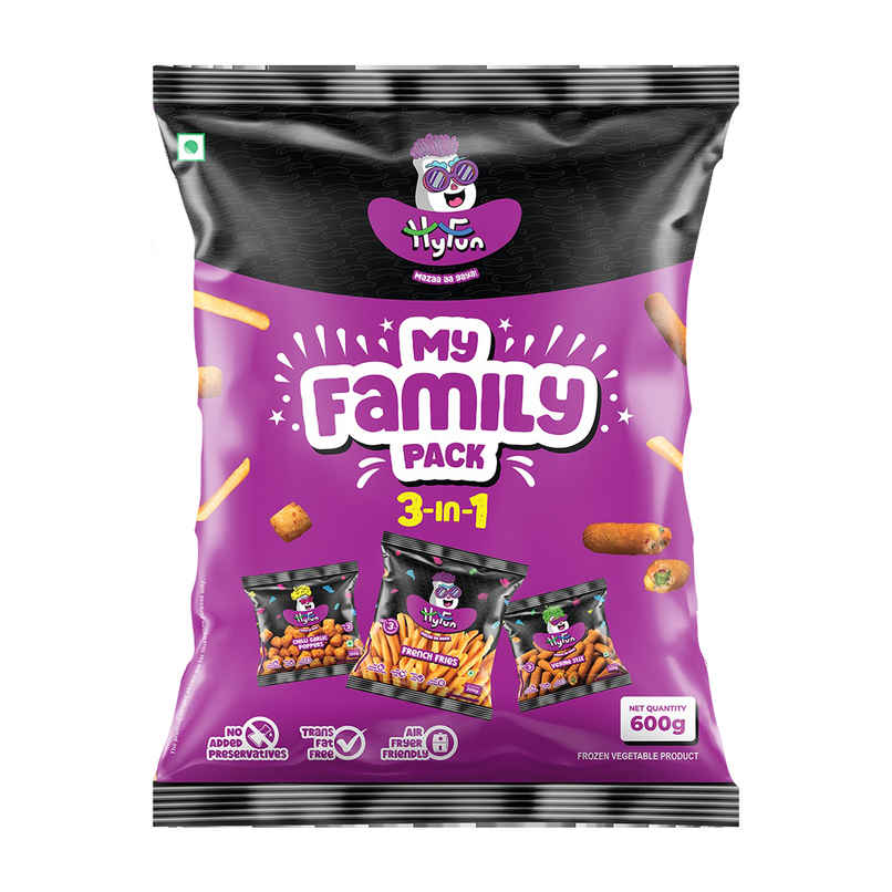 HyFun My Family Pack (3 In 1) Frozen Snack | Crispy & Tasty