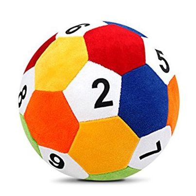 DearJoy Plush Ball with Numbers Soft Toy - Multicolor