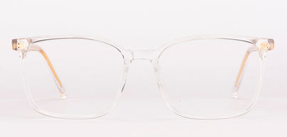 Lenskart BLU Unisex Zero Power Computer Glasses| Medium | Transparent - 135 mm