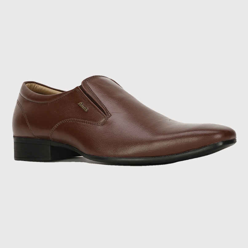 Bata Formal Slip-On Shoes For Men | Brown UK 9