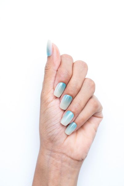 Gush Beauty Nailed It | Reusable Luxury Press On Nails With Application Kit - Ocene cat eye