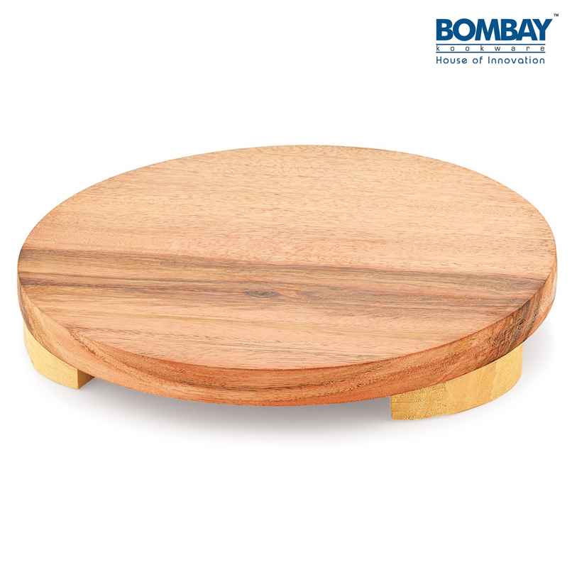 Bombay Kookware Wooden Chakla & Belan