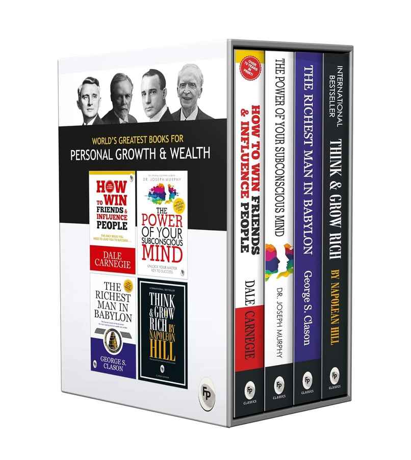 World's Greatest Books For Personal Growth & Wealth - Set Of 4 Books