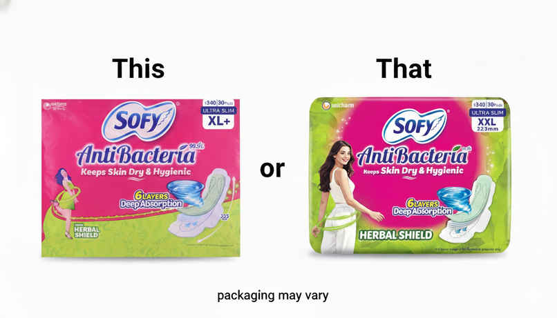 Sofy AntiBacteria XXL or XL+ Sanitary Pads